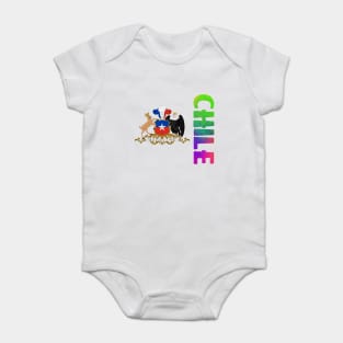 Chile - Chilean Coat of Arms Design Baby Bodysuit